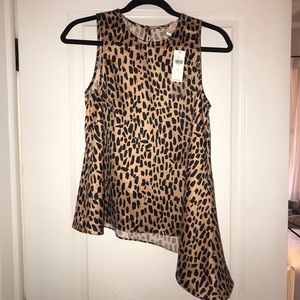 NWT Anthropologie Hutch Animal Print Top